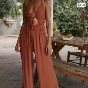 12th Tribe Terracotta Jumpsuit